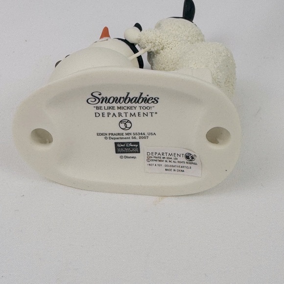 Adorable Snowbabies "Be Like Mickey Too!" Department 56 . - Picture 5 of 8